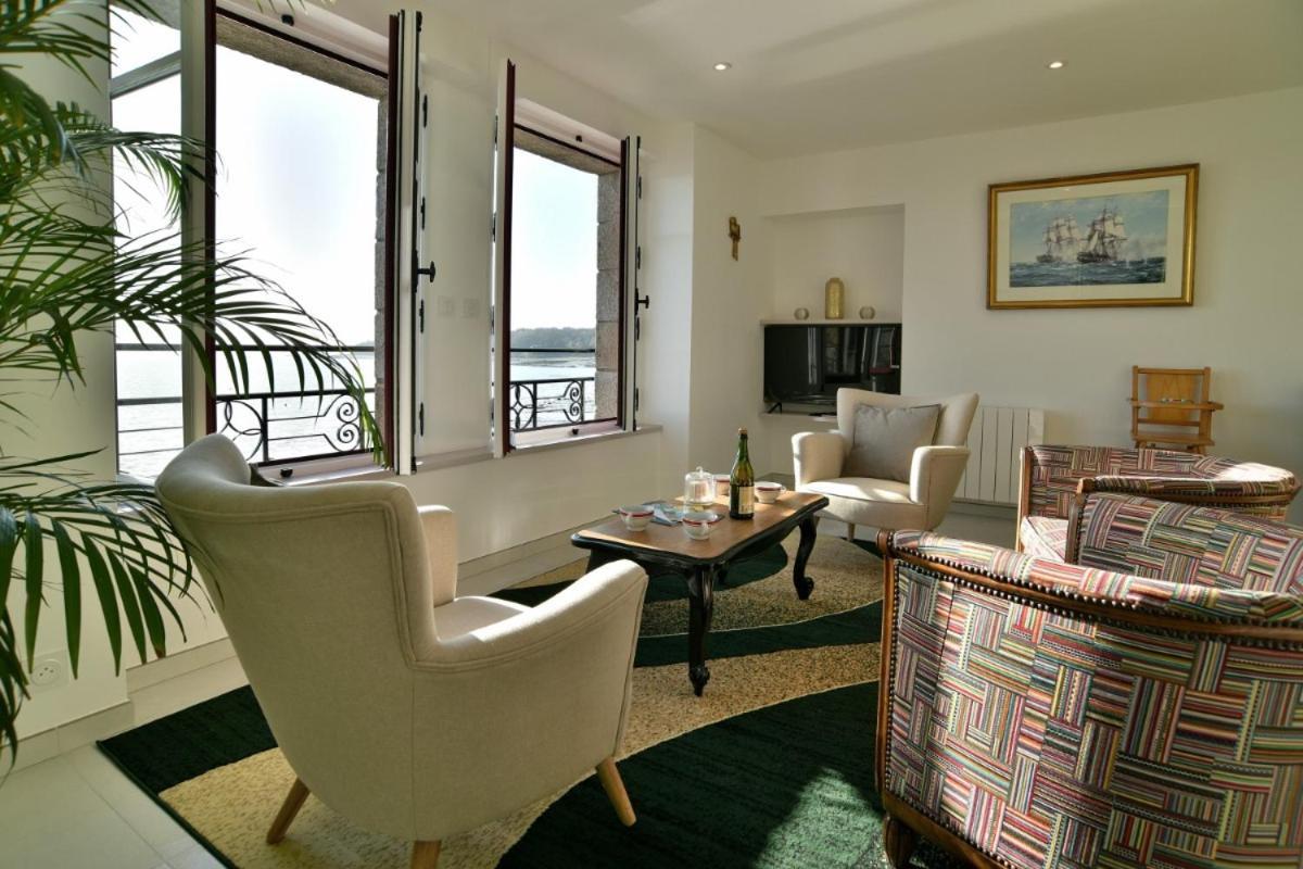 L Ostra 1, Appartement Haut Standing Front De Mer A Cancale Sur Le Port De La Houle Exteriér fotografie