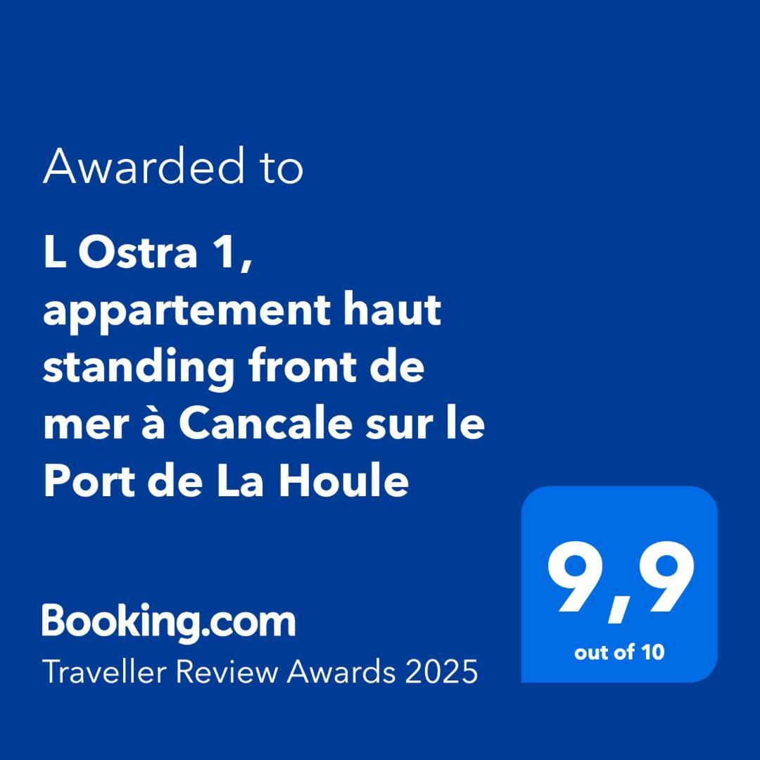 L Ostra 1, Appartement Haut Standing Front De Mer A Cancale Sur Le Port De La Houle Exteriér fotografie